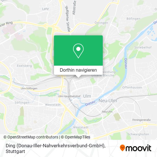 Ding (Donau-Iller-Nahverkehrsverbund-GmbH) Karte