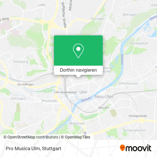 Pro Musica Ulm Karte