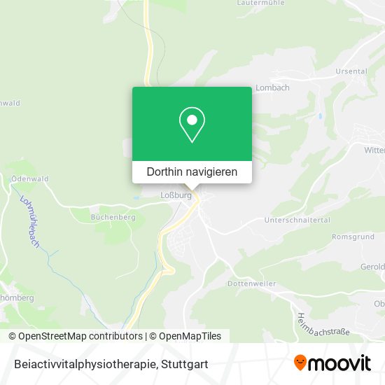 Beiactivvitalphysiotherapie Karte