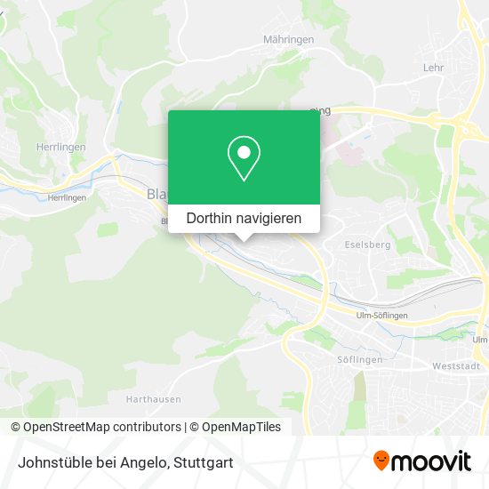 Johnstüble bei Angelo Karte