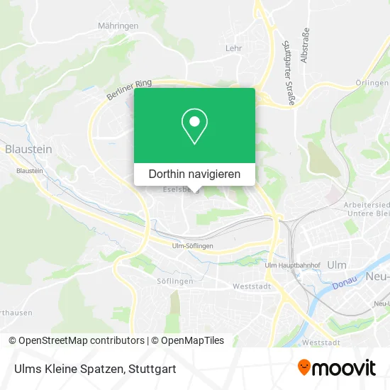Ulms Kleine Spatzen Karte
