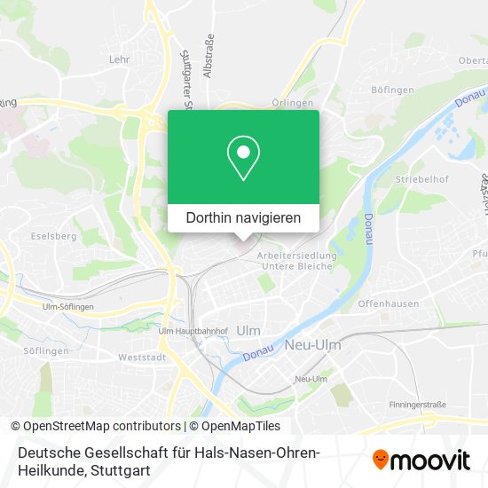 Deutsche Gesellschaft für Hals-Nasen-Ohren-Heilkunde Karte