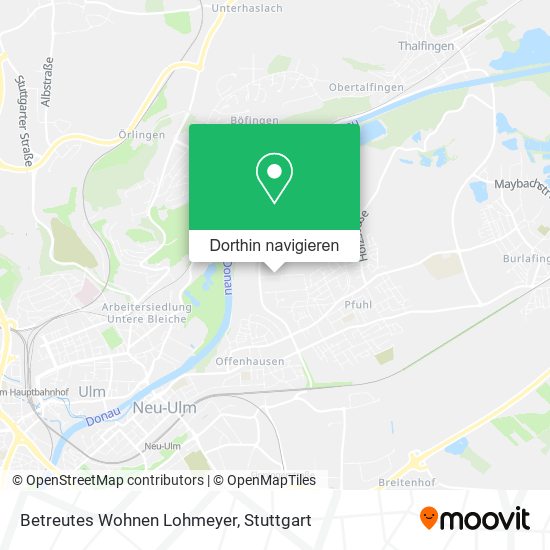 Betreutes Wohnen Lohmeyer Karte