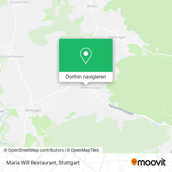 Maria Will Restaurant Karte