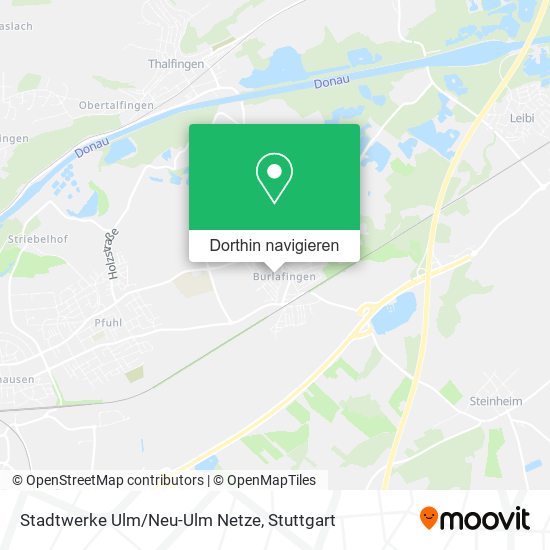 Stadtwerke Ulm/Neu-Ulm Netze Karte