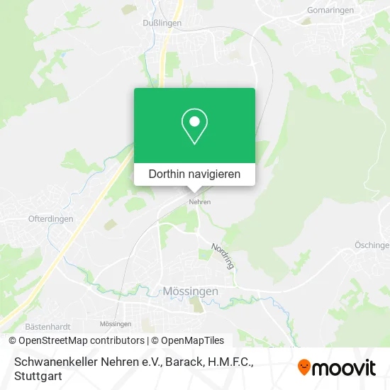 Schwanenkeller Nehren e.V., Barack, H.M.F.C. Karte