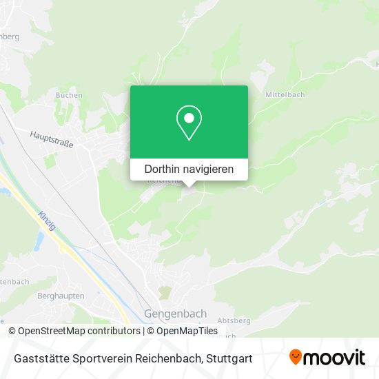 Gaststätte Sportverein Reichenbach Karte