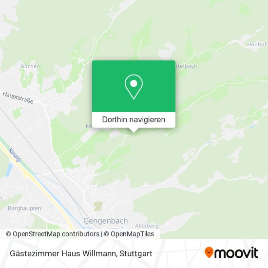 Gästezimmer Haus Willmann Karte