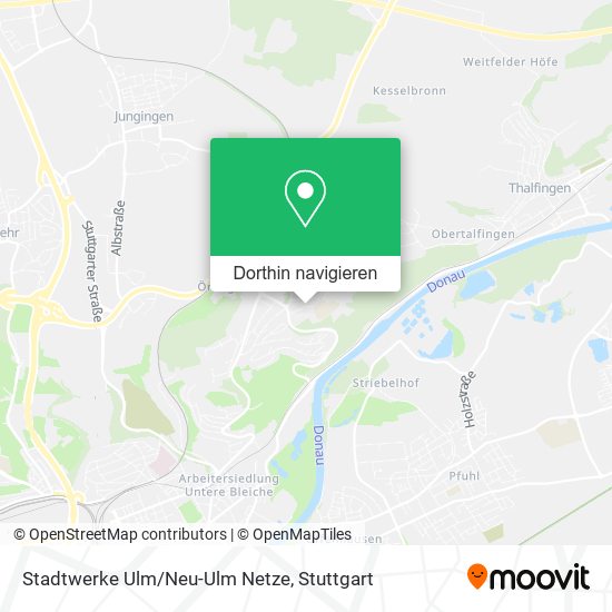 Stadtwerke Ulm/Neu-Ulm Netze Karte