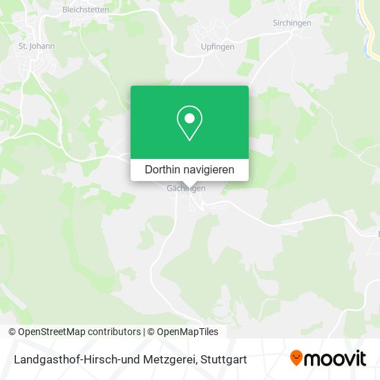 Landgasthof-Hirsch-und Metzgerei Karte