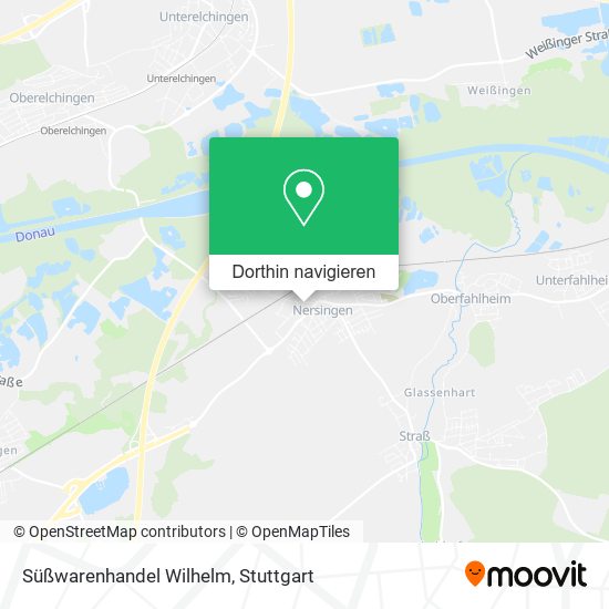 Süßwarenhandel Wilhelm Karte