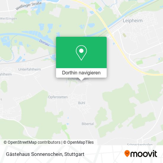Gästehaus Sonnenschein Karte