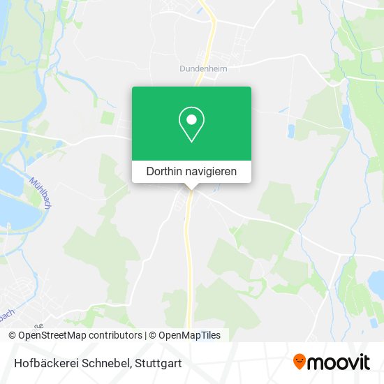 Hofbäckerei Schnebel Karte