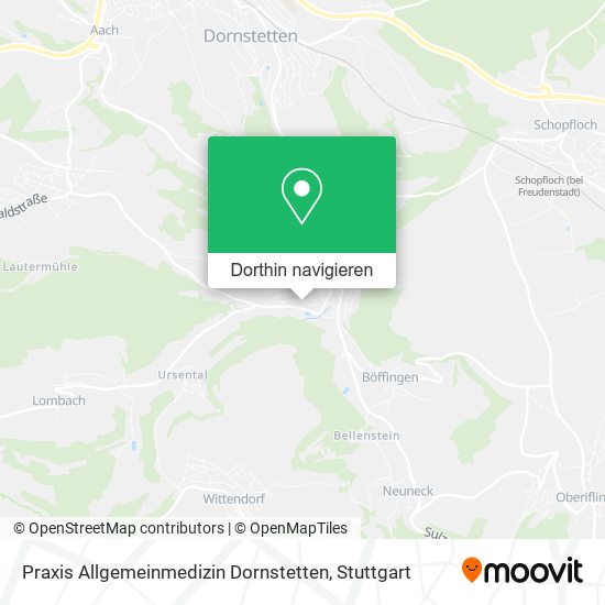 Praxis Allgemeinmedizin Dornstetten Karte