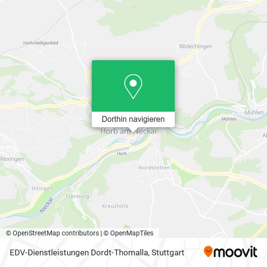 EDV-Dienstleistungen Dordt-Thomalla Karte