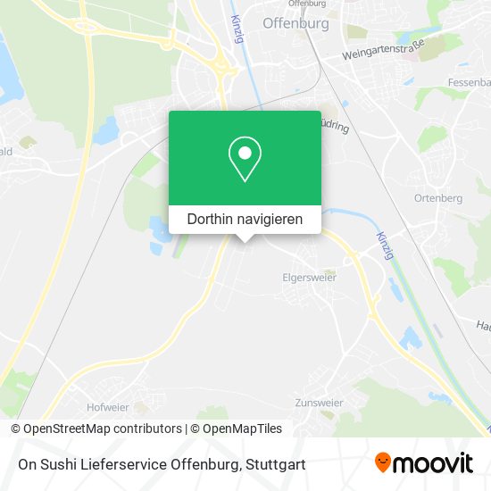 On Sushi Lieferservice Offenburg Karte