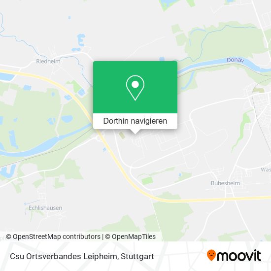 Csu Ortsverbandes Leipheim Karte