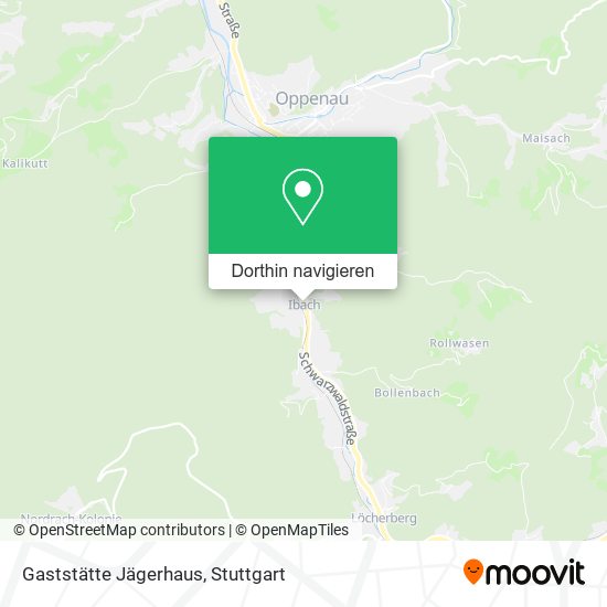 Gaststätte Jägerhaus Karte