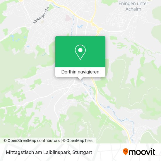 Mittagstisch am Laiblinspark Karte