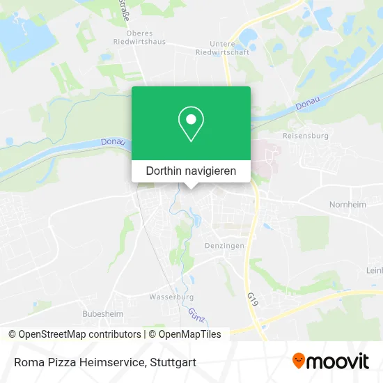 Roma Pizza Heimservice Karte