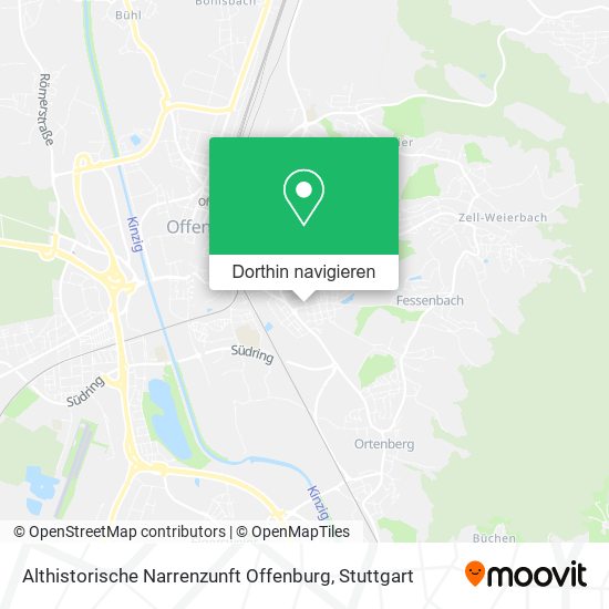 Althistorische Narrenzunft Offenburg Karte