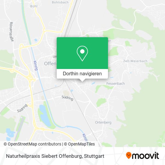 Naturheilpraxis Siebert Offenburg Karte