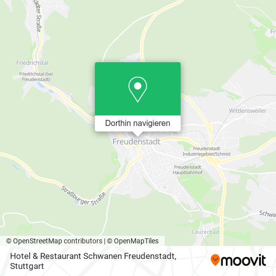 Hotel & Restaurant Schwanen Freudenstadt Karte