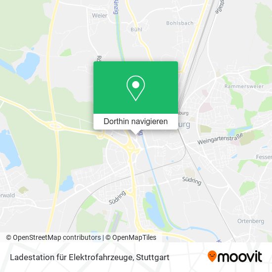 Ladestation für Elektrofahrzeuge Karte