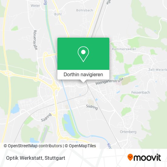 Optik Werkstatt Karte