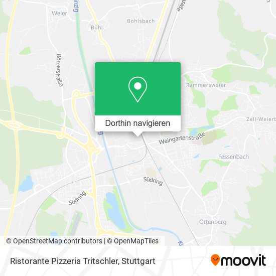 Ristorante Pizzeria Tritschler Karte