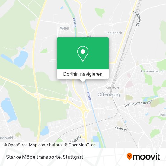 Starke Möbeltransporte Karte