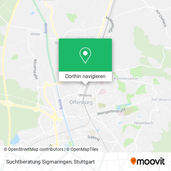 Suchtberatung Sigmaringen Karte