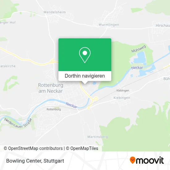 Bowling Center Karte