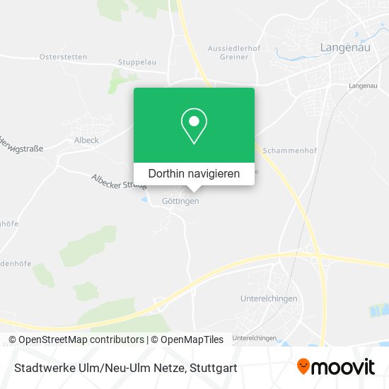Stadtwerke Ulm/Neu-Ulm Netze Karte