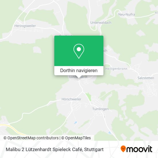 Malibu 2 Lützenhardt Spieleck Café Karte