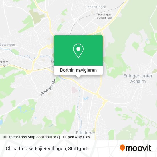 China Imbiss Fuji Reutlingen Karte