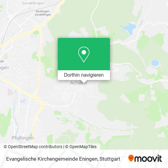 Evangelische Kirchengemeinde Eningen Karte