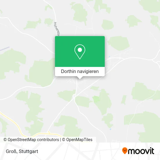 Groß Karte