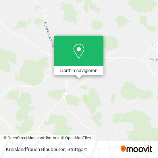 Kreislandfrauen Blaubeuren Karte
