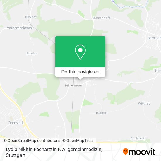 Lydia Nikitin Fachärztin F. Allgemeinmedizin Karte