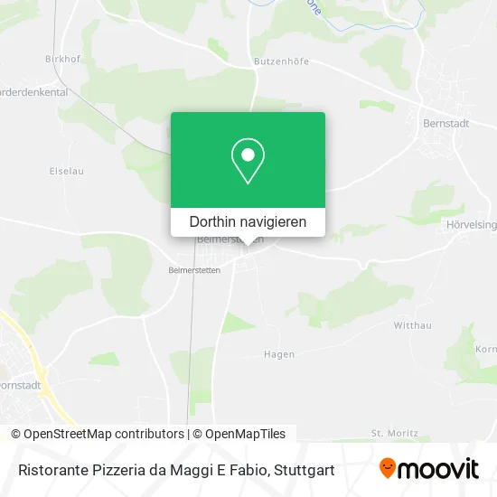 Ristorante Pizzeria da Maggi E Fabio Karte