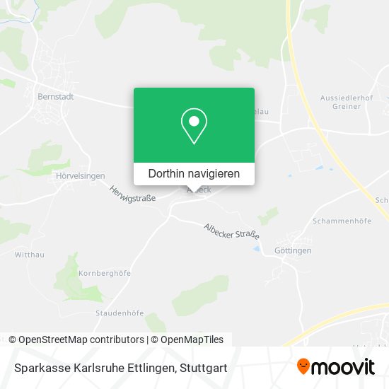 Sparkasse Karlsruhe Ettlingen Karte