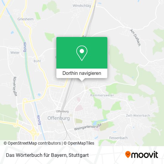 Das Wörterbuch für Bayern Karte