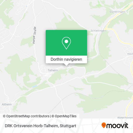 DRK Ortsverein Horb-Talheim Karte