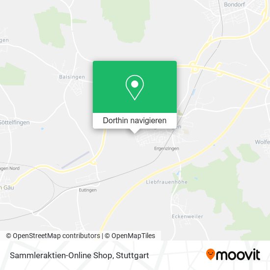Sammleraktien-Online Shop Karte