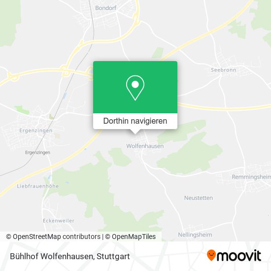 Bühlhof Wolfenhausen Karte