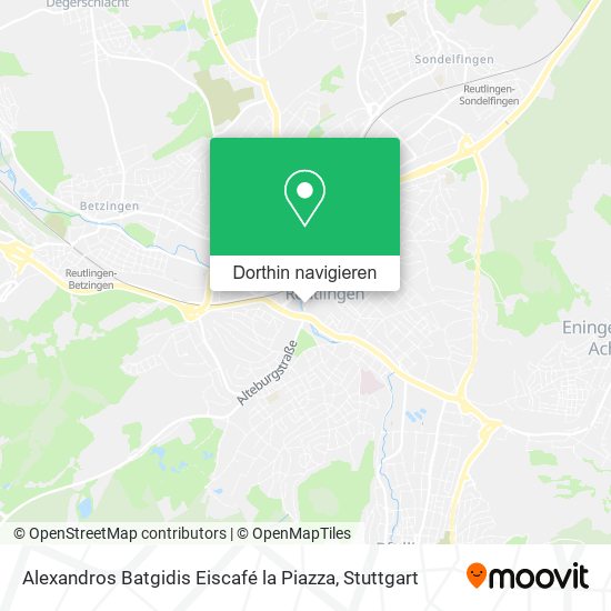 Alexandros Batgidis Eiscafé la Piazza Karte
