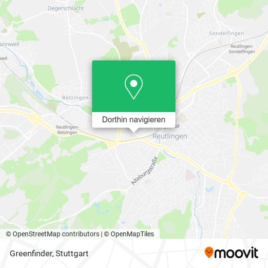 Greenfinder Karte