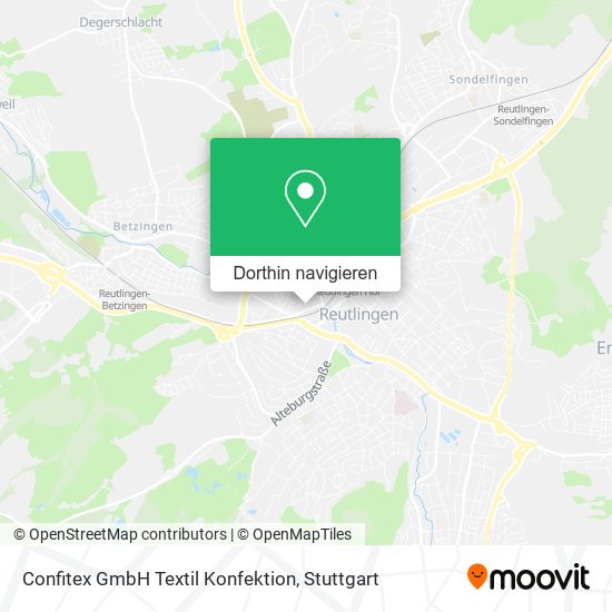 Confitex GmbH Textil Konfektion Karte