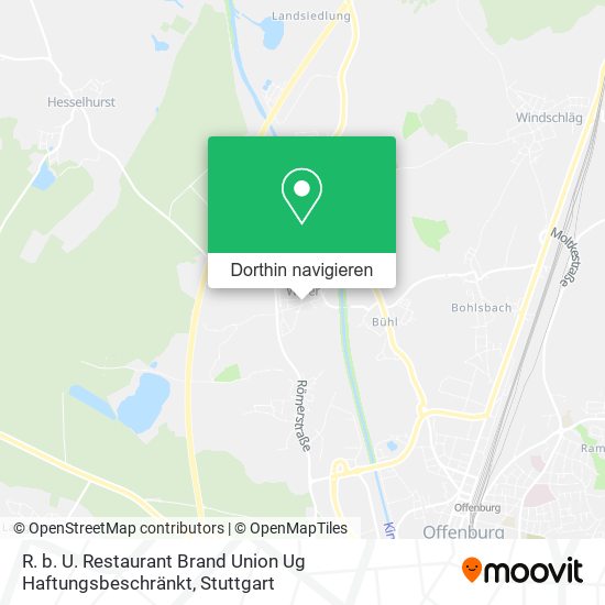 R. b. U. Restaurant Brand Union Ug Haftungsbeschränkt Karte